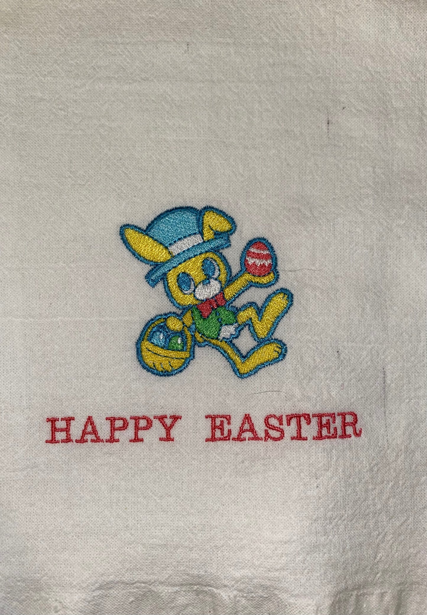 Happy Easter Flour Sack Towel