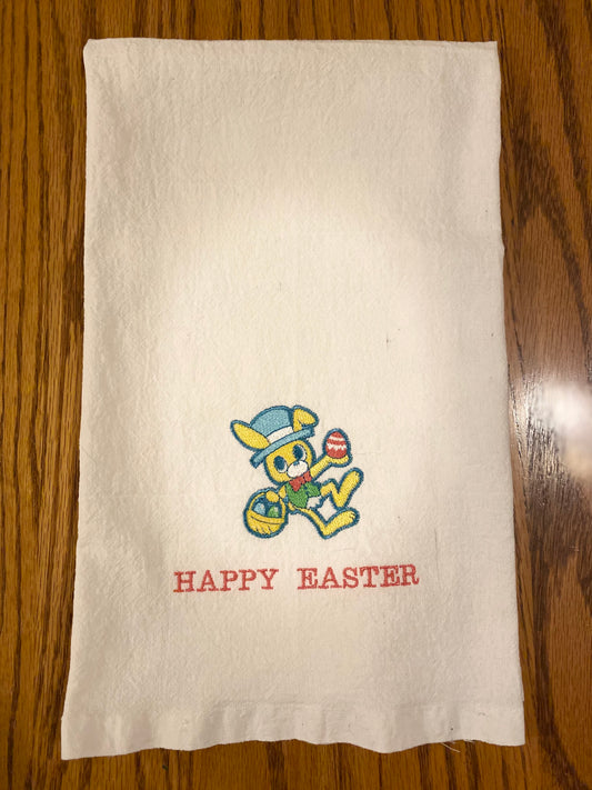 Happy Easter Flour Sack Towel