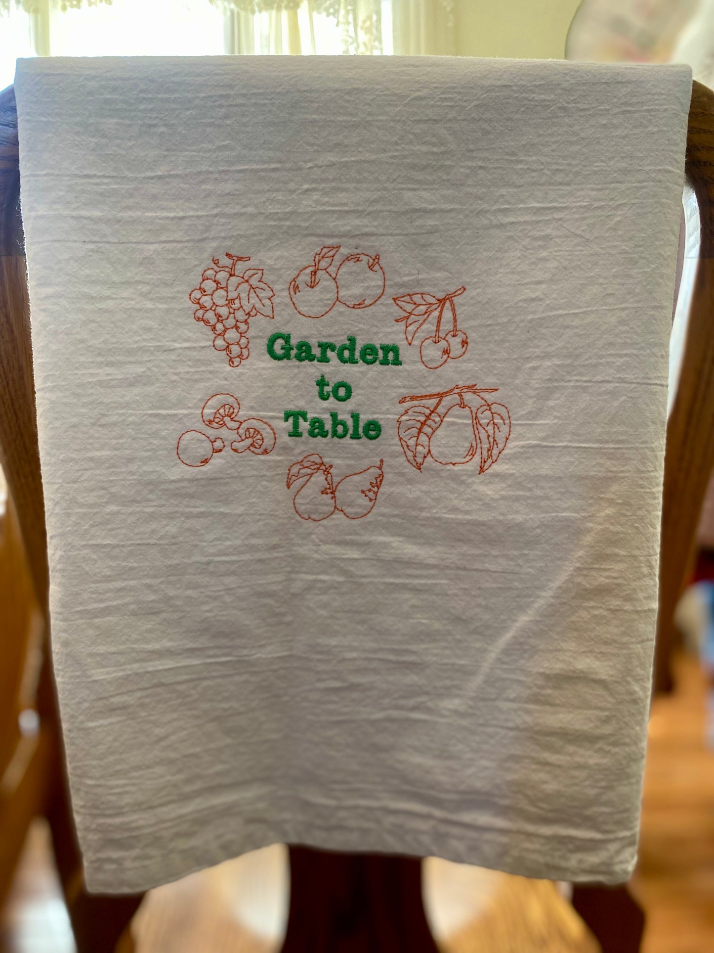 Garden to Table Flour Sack Towel