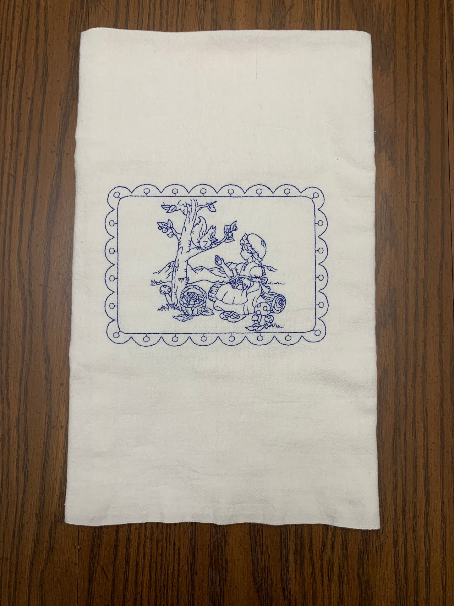 Embroidered Kitchen Towel - 2 Designs